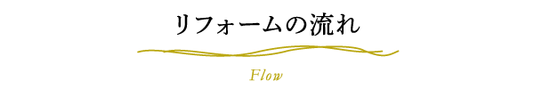 リフォームの流れ